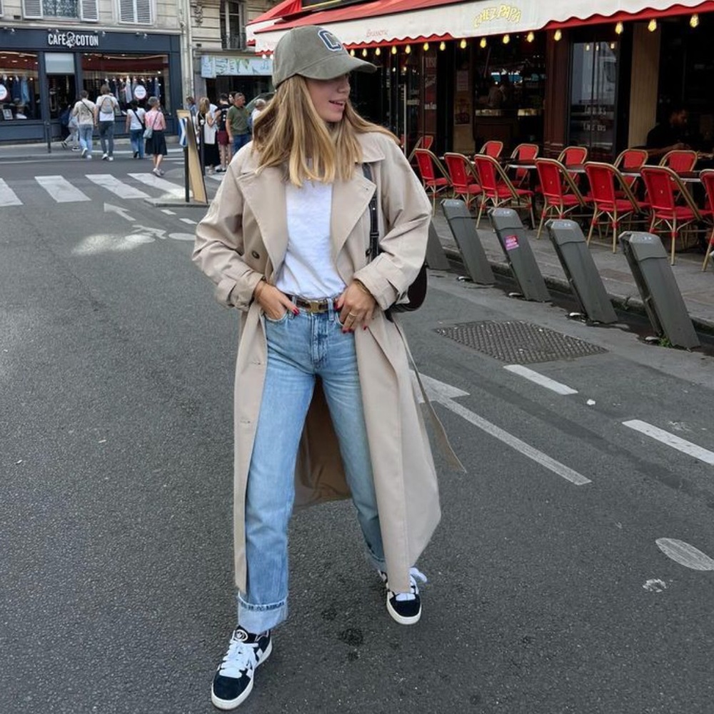 NWT Zara Belted Trench Coat